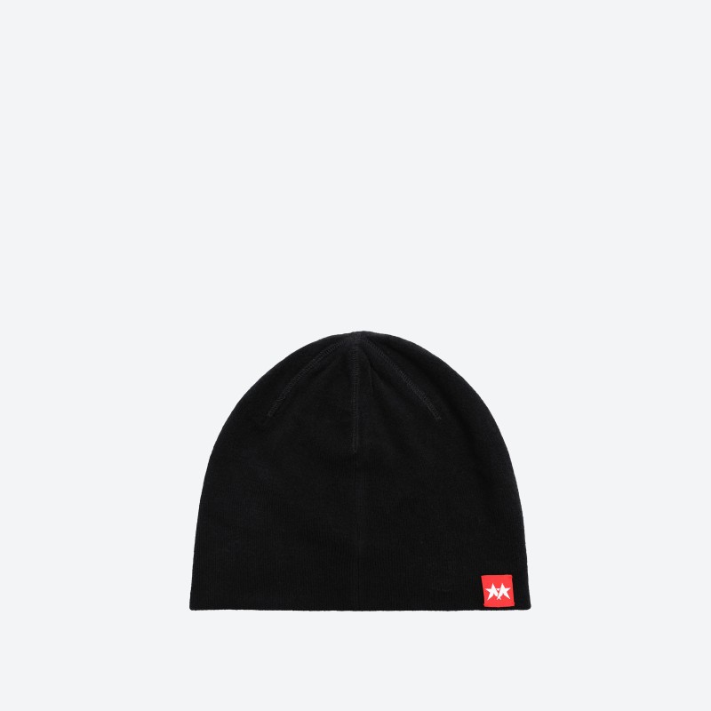 Double Star Badge Knit Beanie